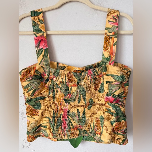 FARM RIO FLORAL TOP - Picture 10 of 12